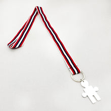 Φόρτωση εικόνας στο εργαλείο προβολής Συλλογής, Χειροποίητο μπρελόκ λαιμού από συνθετικό ιμάντα, μεταλλικό κρίκο και plexi glass διακοσμητικό στοιχείο.