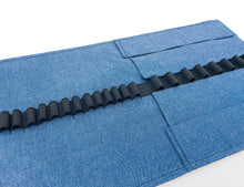 Φόρτωση εικόνας στο εργαλείο προβολής Συλλογής, Χειροποίητη Waldorf κασετίνα από βαμβακερά ύφασματα με θέμα Colorful Geometric