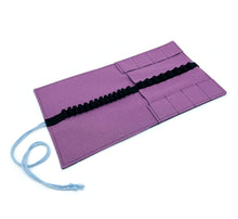 Φόρτωση εικόνας στο εργαλείο προβολής Συλλογής, Χειροποίητη Waldorf κασετίνα από βαμβακερά ύφασματα με θέμα foil αστεράκια