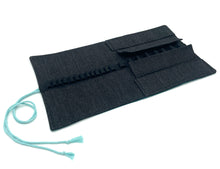 Φόρτωση εικόνας στο εργαλείο προβολής Συλλογής, Χειροποίητη Waldorf κασετίνα από βαμβακερά ύφασματα με θέμα Petrol