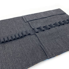 Φόρτωση εικόνας στο εργαλείο προβολής Συλλογής, Χειροποίητη Waldorf κασετίνα από βαμβακερά ύφασματα με θέμα Petrol