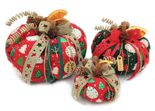 Φόρτωση εικόνας στο εργαλείο προβολής Συλλογής, Σετ κολοκύθες από βαμβακερό ύφασμα και φυσικά διακοσμητικά στοιχεία