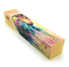 Φόρτωση εικόνας στο εργαλείο προβολής Συλλογής, Πασχαλινή χειροποίητη λαμπάδα για κορίτσι Άλογο με ξύλινο κουτί