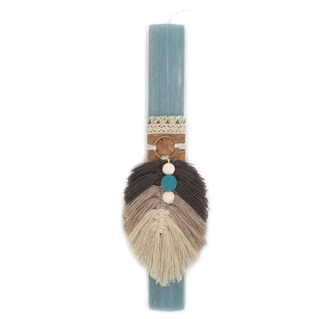 Λαμπάδα Boho Leaf
