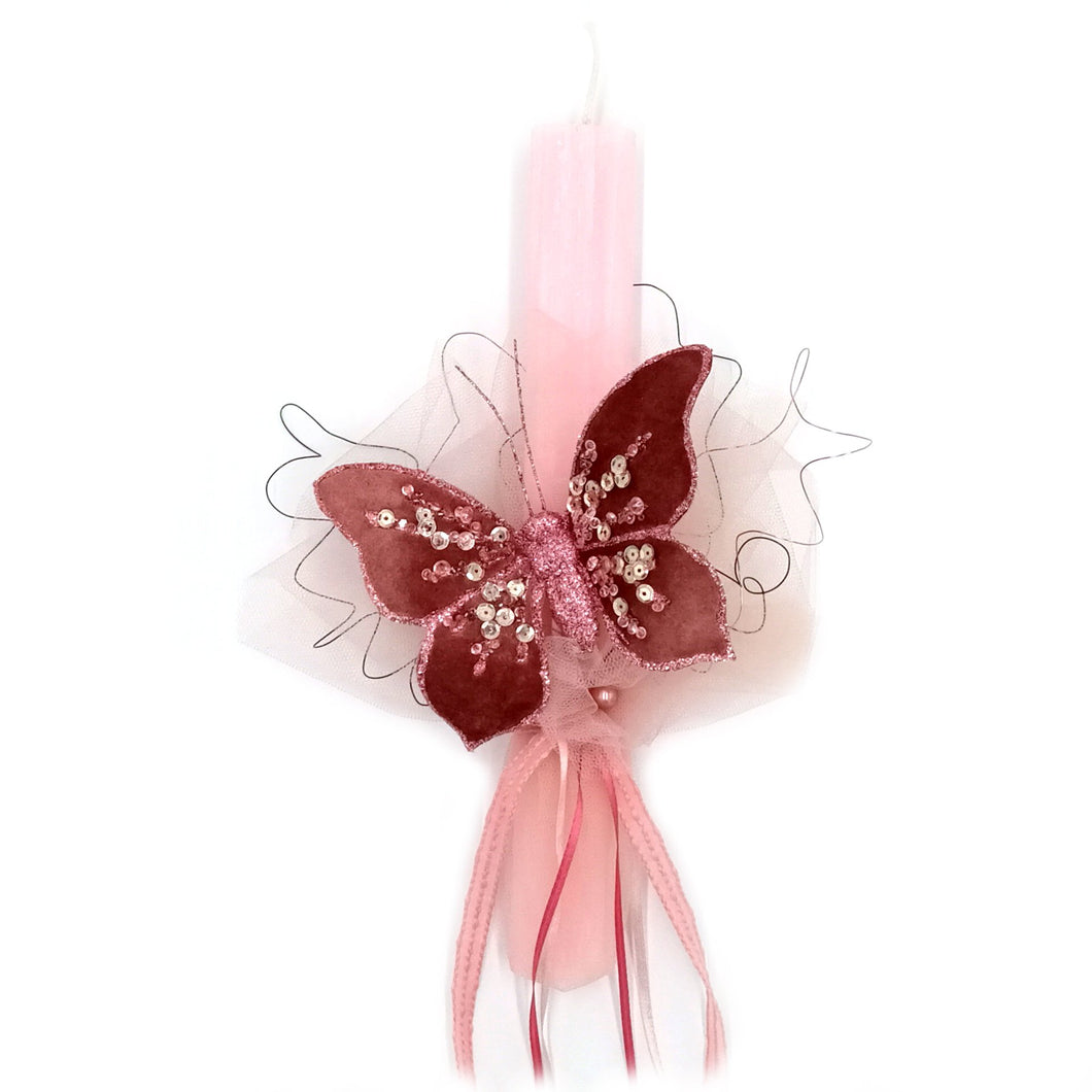 Λαμπάδα Romantic Butterfly