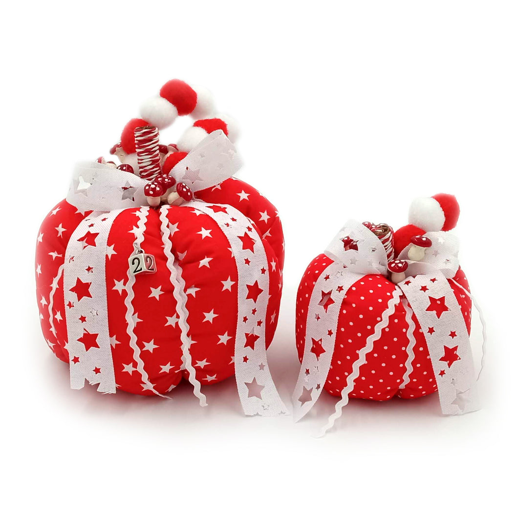 Christmas candy pumkin set of two