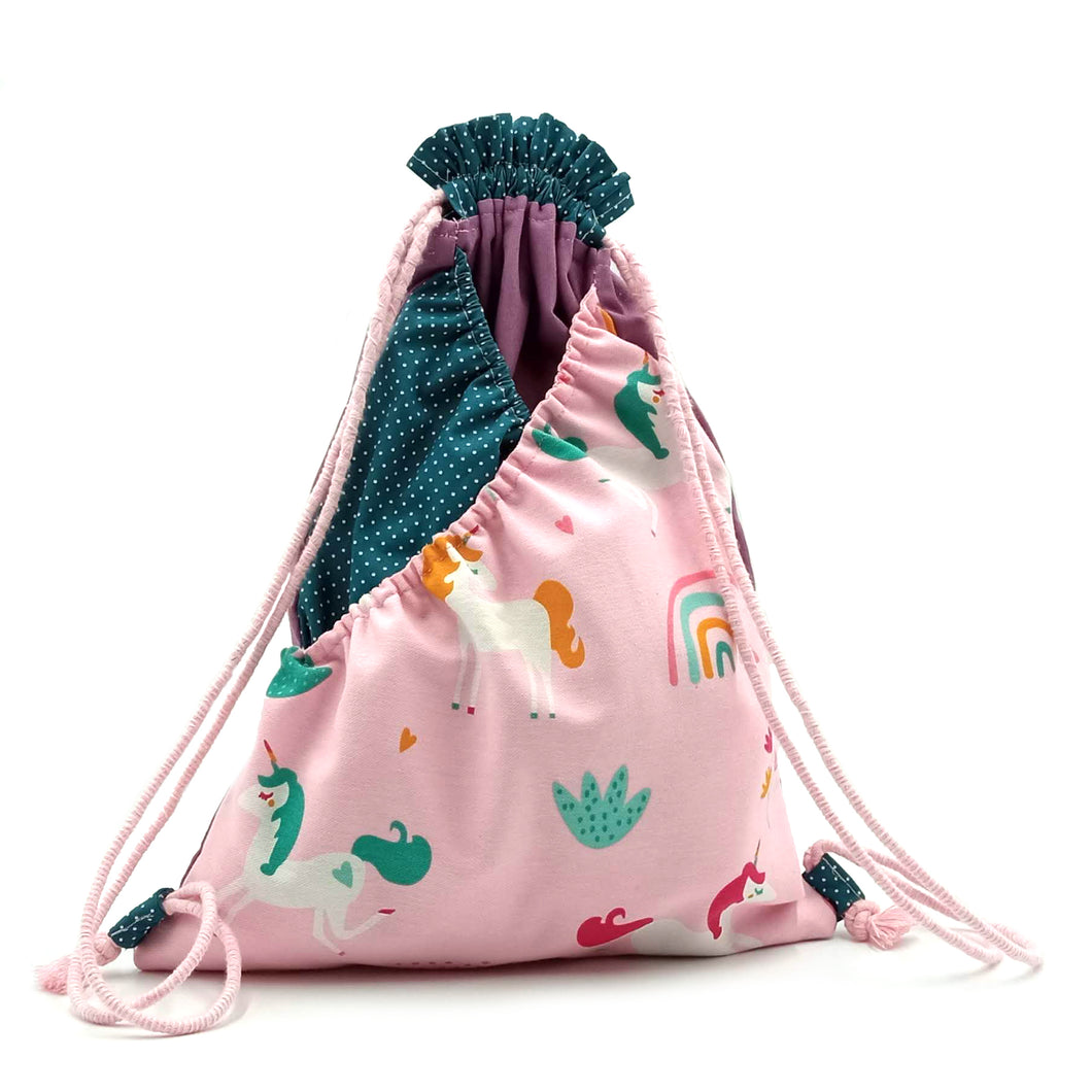 Unicorn Kid's Drawstring Bag